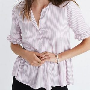 Madewell peplum top